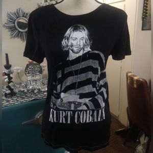 Women's Size Small Kurt Cobain T-Shirt